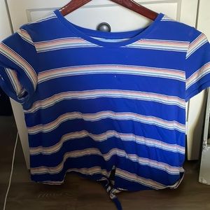 Great condition throw back American eagle crop tee